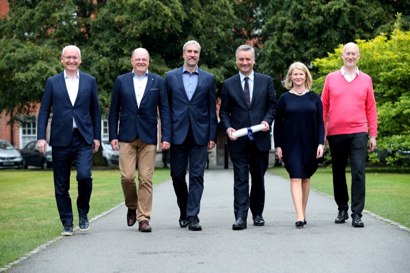 Pictured (l-r) are Annraí O'Toole, David Moloney, Sean Mitchell, Provost, Julie O'Neill & William Sargent.