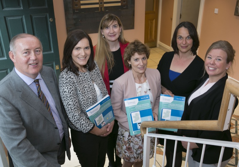 Pictured at the launch are, (l to r): Michael O'Cinneide, Director, EPA, Professor Anna Davies, Trinity, Dr Frances Fahy, NUIG, Dr Dorothy Stewart, EPA, Professor Henrike Rau, Munich, Mary-Jo Lavelle, NUIG.