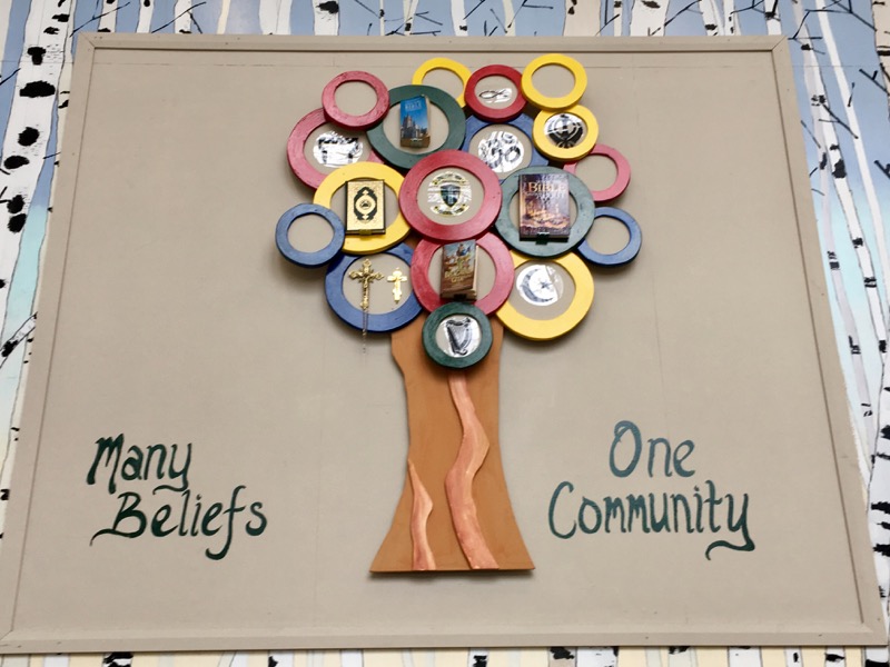 Mural in one of the CNS schools.