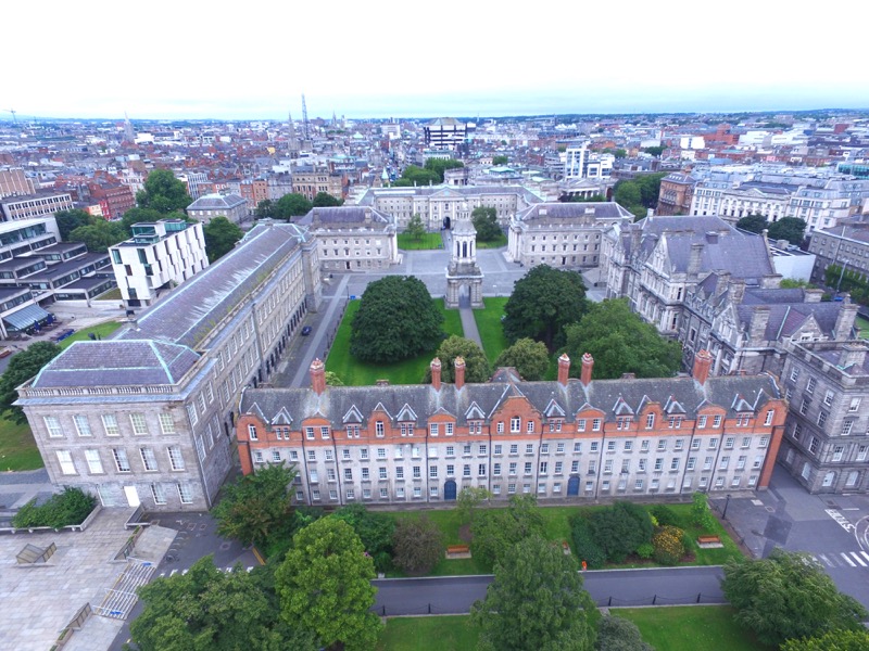 One of the glorious shots of Trinity's campus.