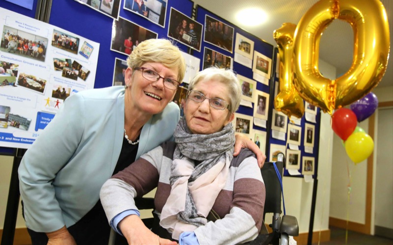 At the opening of the Trinity Centre for Excellence in Ageing and Intellectual Disability, sisters Kathleen Ely and Margaret Shanahan from Thurles.