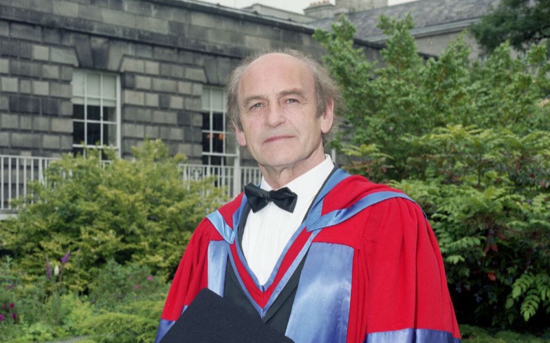 Tom Murphy on the occasion of the award of his honorary degree at Trinity in 1998.