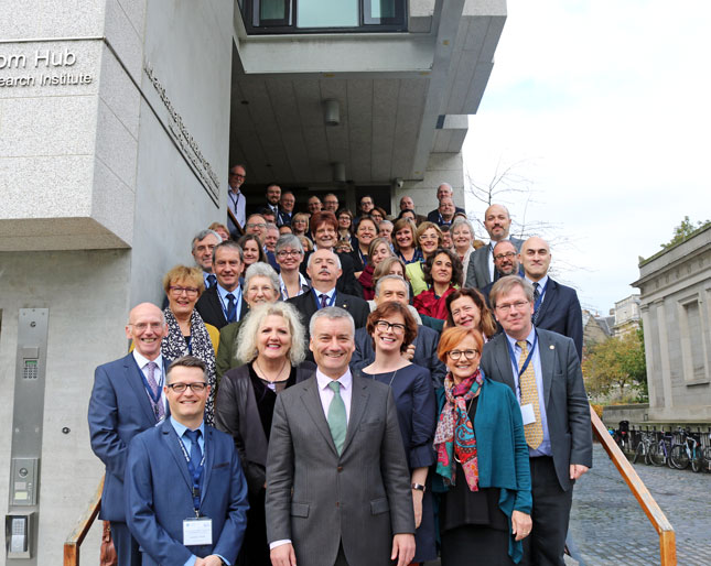 Provost with rectors and vice-rectors of the Coimbra group universities.
