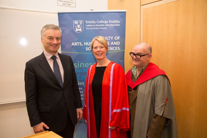Provost, Prof Newell and Faculty Dean, Prof Jones on the occasion of the inaugural lecture.