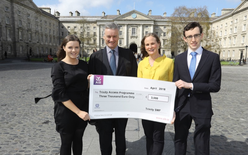 The Trinity Student Managed Fund graciously donated €3000 to TAP.