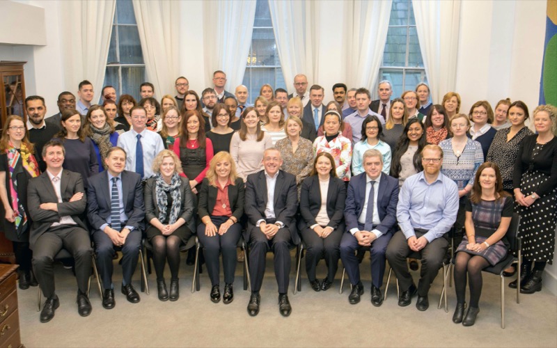 Trinity's winning Financial Services Team 