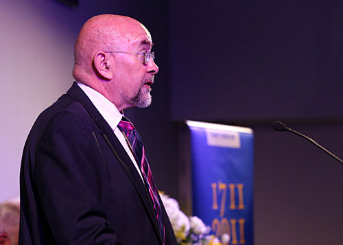 Minister for education and skills, ruairi quinn, addressing the inmed conference. 