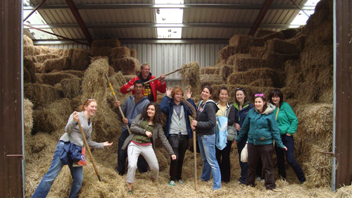 UREKA summer school students during a field trip to fota island