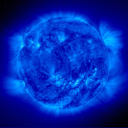 Ultra-violet image of the sun