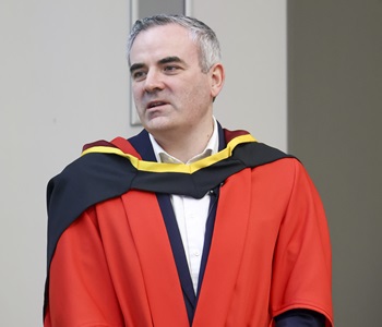 Professor David Collings giving his Inaugural Lecture