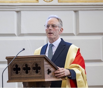 Professor Neville Cox giving a lecture