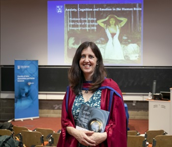 Professor Sonia Bishop giving her Inaugural Lecture