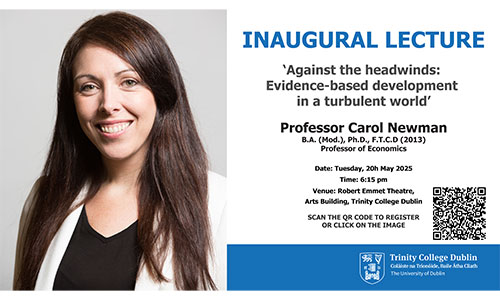 Image of event details for Professor Carol Newman's Inaugural Lecture