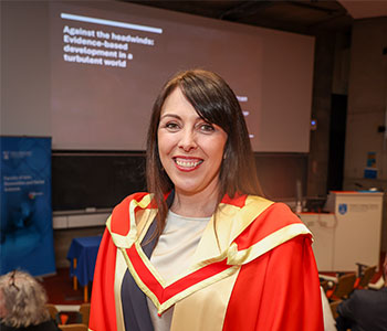 Image of Professor Carol Newman at her Inaugural Lecture