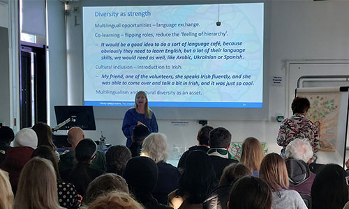 Image of launch of Nurturing networks report event