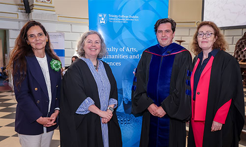 Professor Sven Vanneste with guests at his Inaugural Lecture