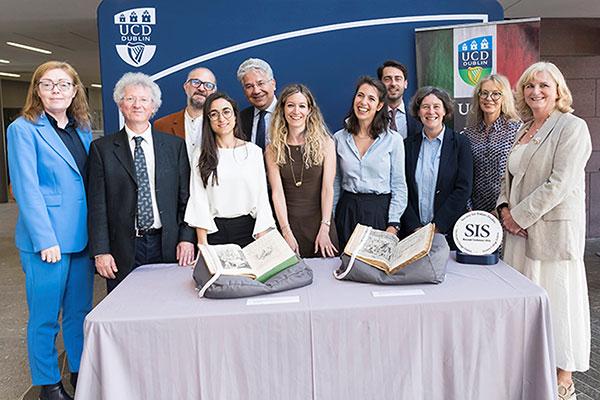 Delegates attending the Joint UCD TCD biennial conference of the Society for Italian Studies.