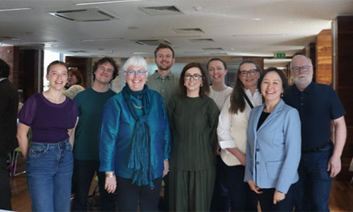 Image of VOICES project team at Gen AI and Historical Research workshop