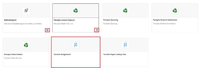 Add Third Party Tool to Module content area