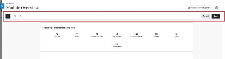 Ultra Document Top Navigation