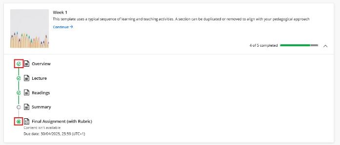 Extend Learning Topic example
