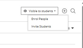 Enrol People onto Module Step 1