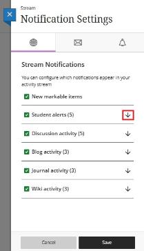 Activity Stream Notification