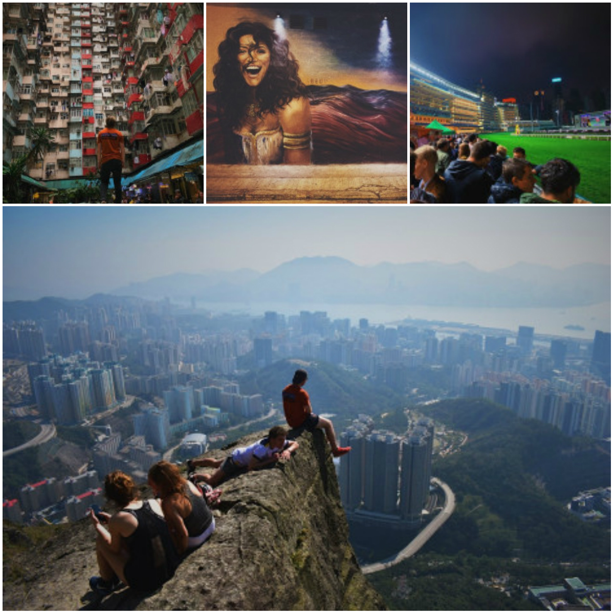 A collage of Hong Kong by Daryl Egan