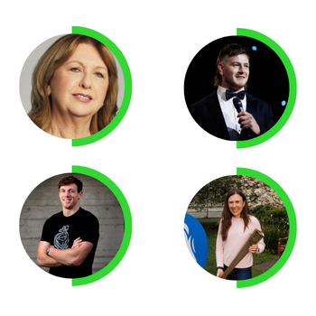 Mary McAleese, Joe McCarthy, Ryan Baird, Annalise Murphy