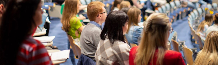 Students in a lecture hall