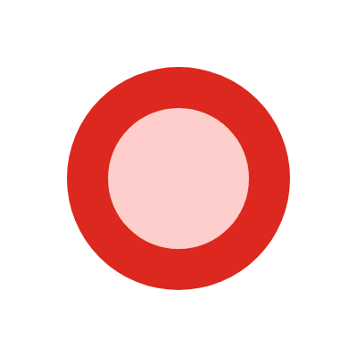 Red circle