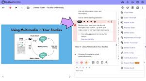 a desktop view of the genio interface
