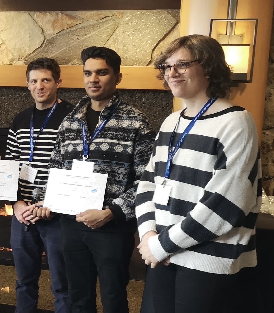 Picture of Darren Ramsook and his CLIC Award