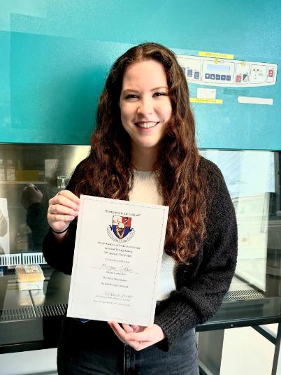Morgan Cobban (Best Oral Presentation Winner)