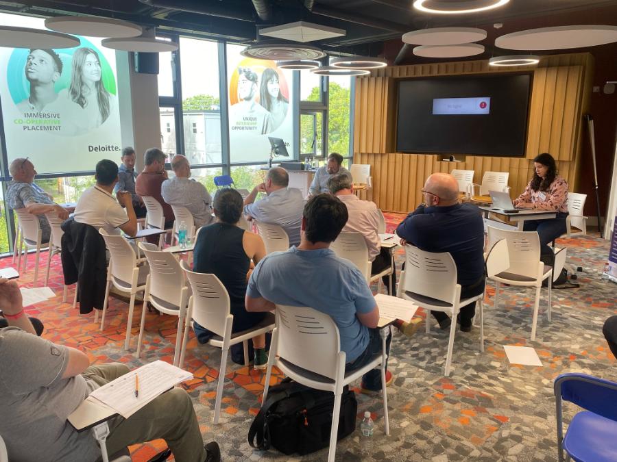 Breakout session on Interventions for a Healthy Environment. Photo credit: Priscila Wunderlich, University of Galway
