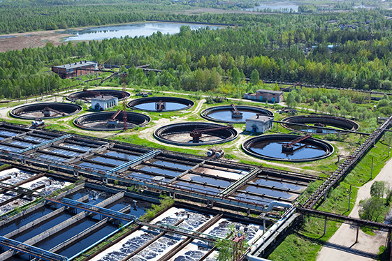 Image of a Wastewater Treatment Plant