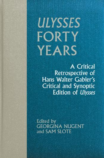 Ulysses Forty Years Book Cover by Dr Slote