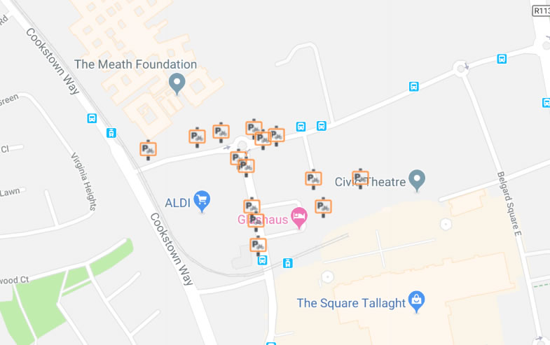 Tallaght University Hospital Map