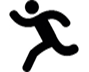 running fast icon