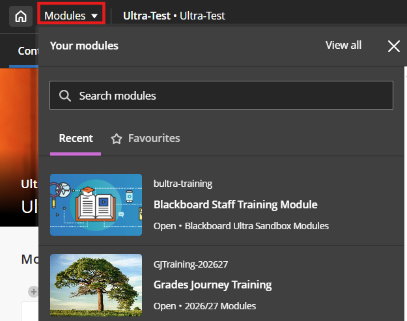 Navigate Courses