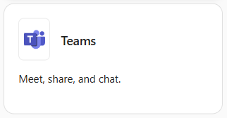 Teams App Tile Microsoft 365