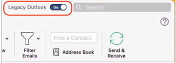 toggle for Outlook Mac