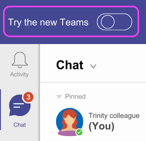 Try the new Teams toggle