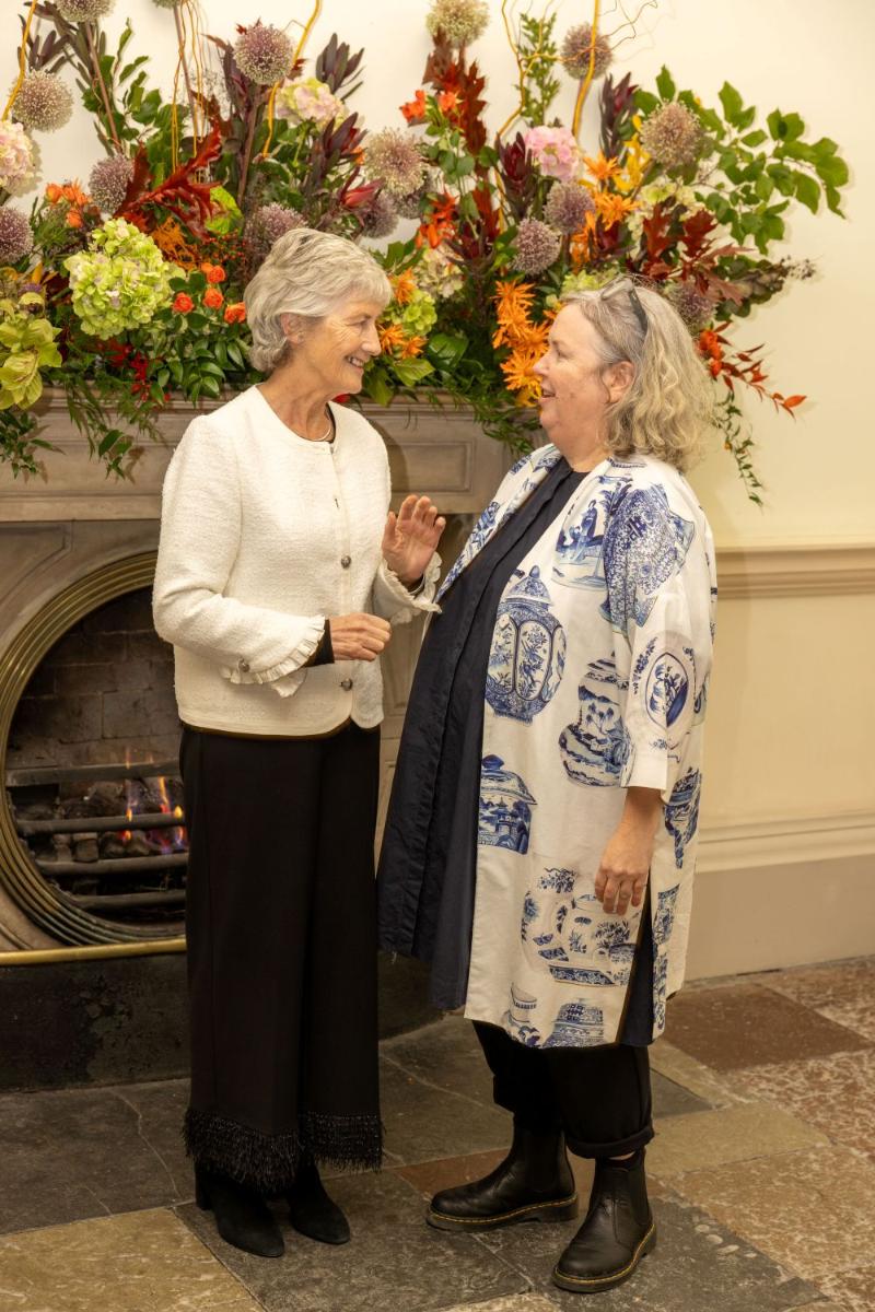 President Catherine Connolly in conversation with Provost Dr Linda Doyle.