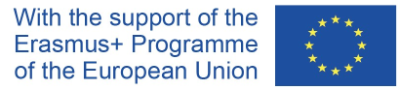 With the support of the Erasmus+ Programme of the European Union