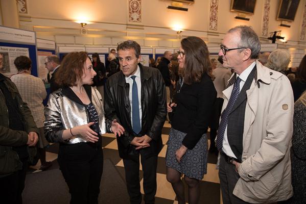 Louise Kari Mereau, French Ambassador and Professor Michael Cronin