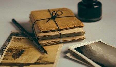 Postcards and Letters Stock Image