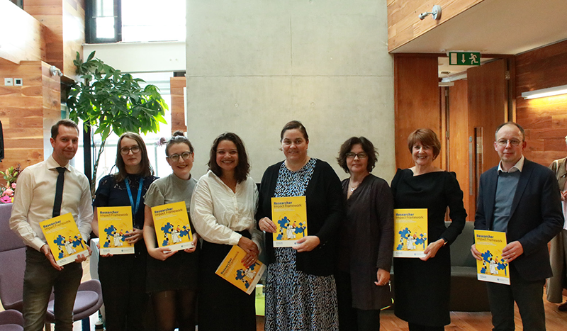 Group of people at the Research Impact Launch