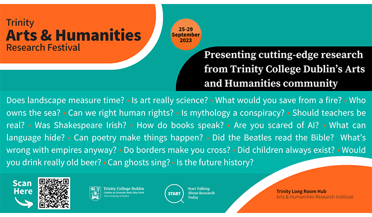 Trinity Arts and Humanities Research Festival Artwork