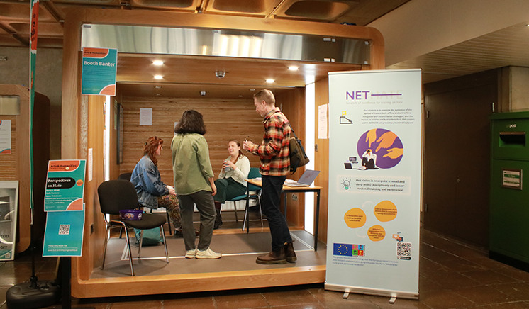 Trinity Arts and Humanities Festival Booth
